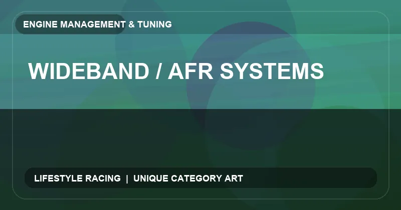 Wideband / AFR Systems